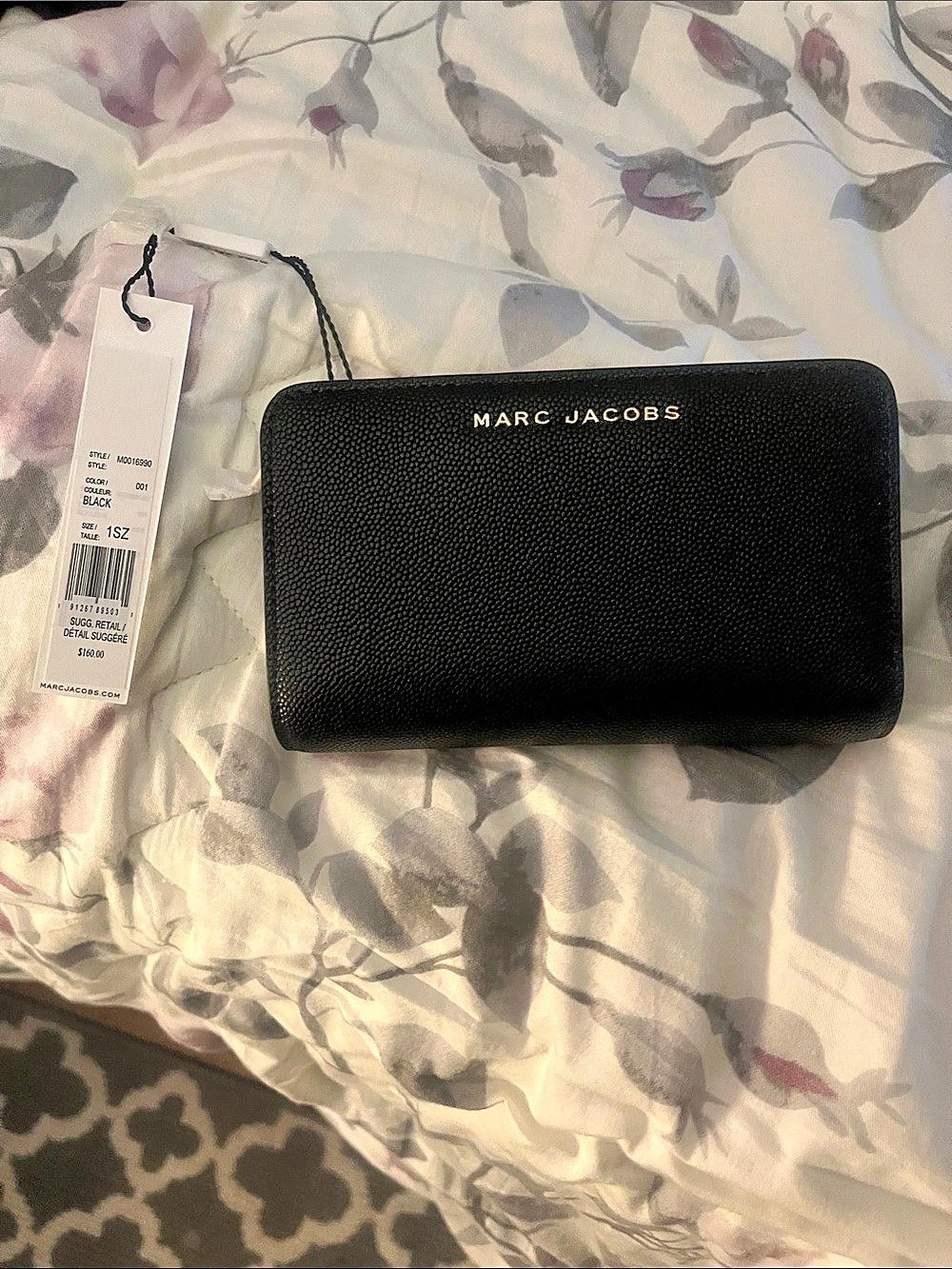 Marc Jacobs Medium Bifold Wallet Black & White